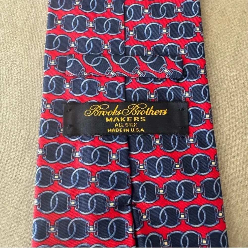 BROOKS BROTHERS Set of 2 Ties 100% Silk Patterned Striped Classic